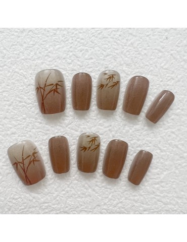 Chinese-style brown bamboo