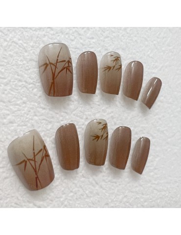 Chinese-style brown bamboo