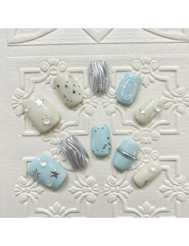 Blue & white stars