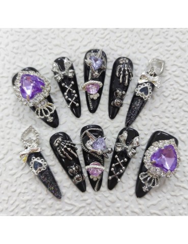 Dark purple heart