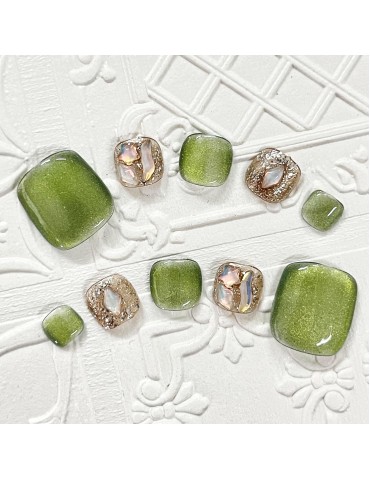 Glitter green