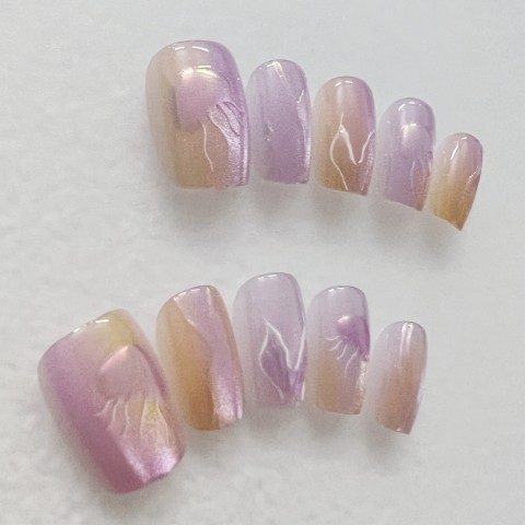 Jellyfish cat eye gel